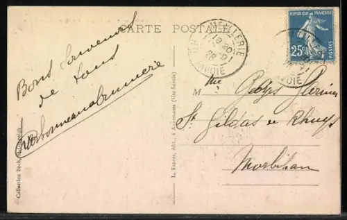 AK Saint-Gingolph, Lac Lèman-Frontière Franco-Suisse