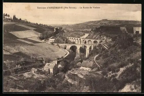 AK Annemasse, Le Ravin de Viaison