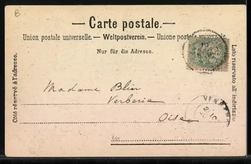 AK Chamonix, Teilansicht et le Brevent