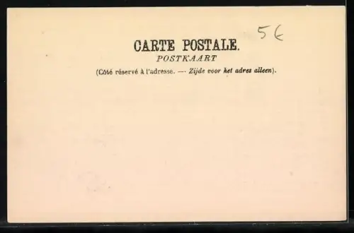 AK Anvers, Le Canal au Sucre et la Hansa Huis, Strassenbahn