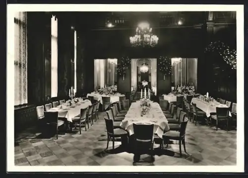 AK Berlin-Grunewald, Hotel Gehrhus, Speisesaal