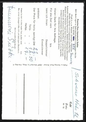 AK Behringen /Lüneburger Heide, Pension Frau Annemarie Subke, Aussenansichten