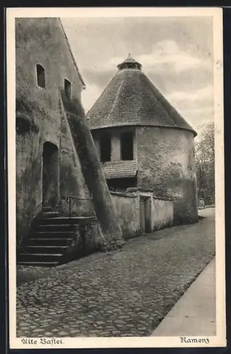 AK Kamenz /Sa., Alte Bastei