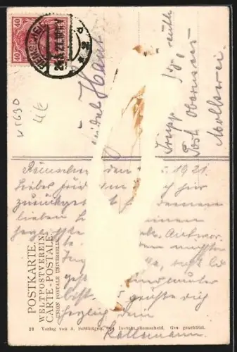 AK Remscheid, Partie bei Luhnshammer im Burgtal