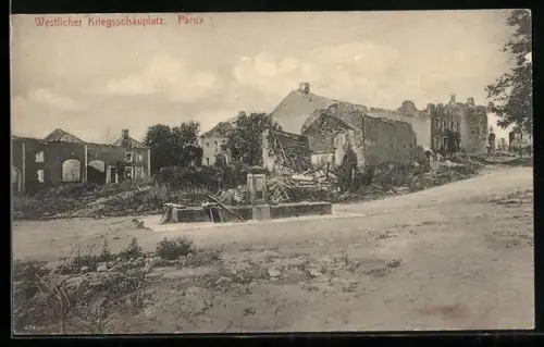 AK Parux, Westlicher Kriegsschauplatz