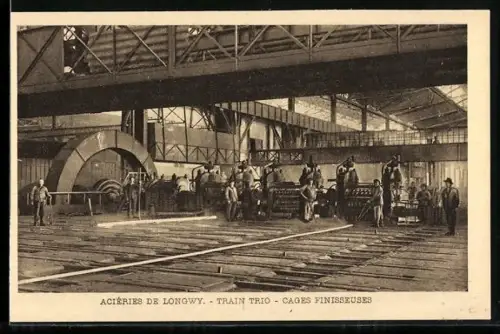 AK Longwy, Train trio, cages finisseuses