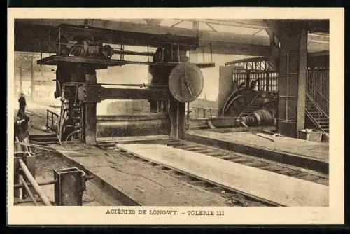 AK Longwy, Aciéries de Longwy, Tolerie III
