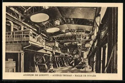 AK Longwy, Acierie Thomas, Halle de Coulee