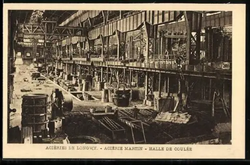 AK Longwy, Aciérie Martin, halle de coulée