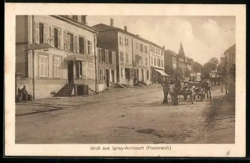 AK Ignay-Avricourt, Panorama