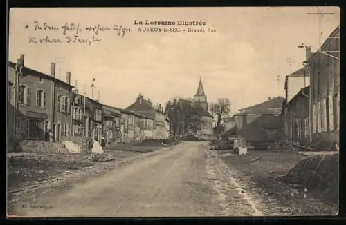 AK Norroy-le-Sec, Grande Rue