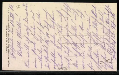 AK Jarny, Strassenpartie mit zerstörten Häusern, Soldaten, Um 1900