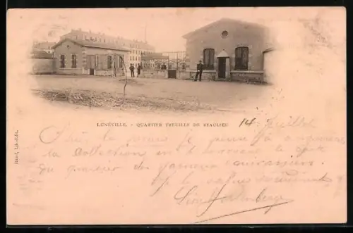 AK Lunéville, Quartier Treuille de Beaulieu