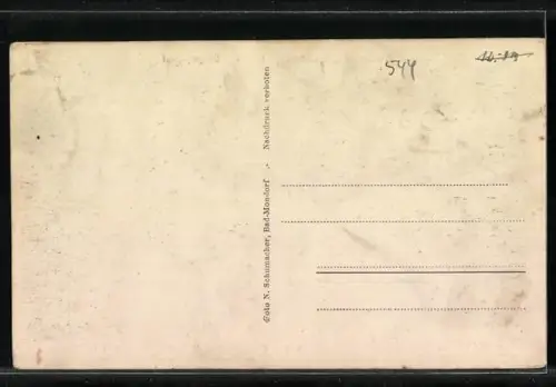 AK Longwy-Haut, Oberer Teil der Hauptstrasse vor der Beschiessung