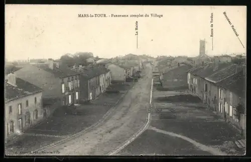 AK Mars-la-Tour, Panorama complet du Village