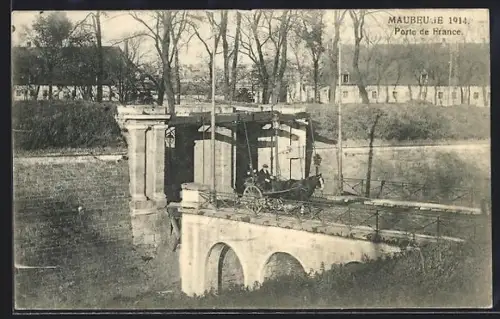 AK Maubeuge, Poste de France 1914