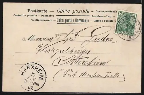 Lithographie Vieux Cambrai, Porte St Georges