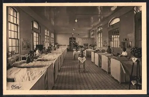 AK Zuydcoote /Nord, Sanatorium National Vancauwenberghe, Une Salle de jeunes malades