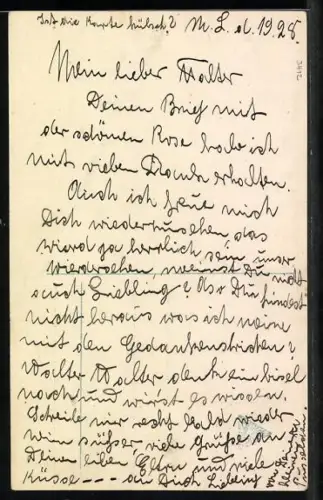 Foto-AK Amag: Kavalier mit Fräulein im Arm