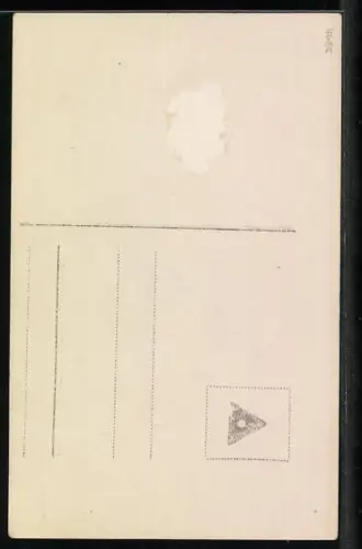 Foto-AK Amag Nr. IV /1: Liebespaar küsst sich