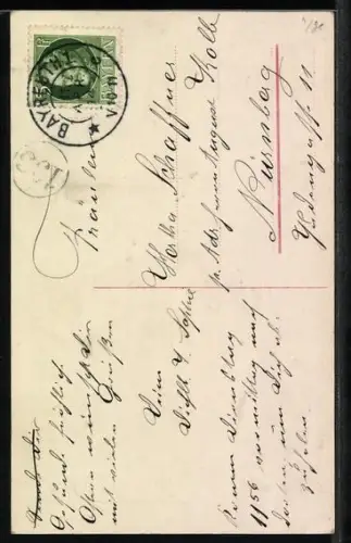 Foto-AK Amag Nr. 60908/2: Kind mit Ostereiern, Ostergruss