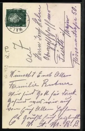 Foto-AK Amag Nr. 64172/2: Kleines Mädchen mit Ostereiern, Ostergruss