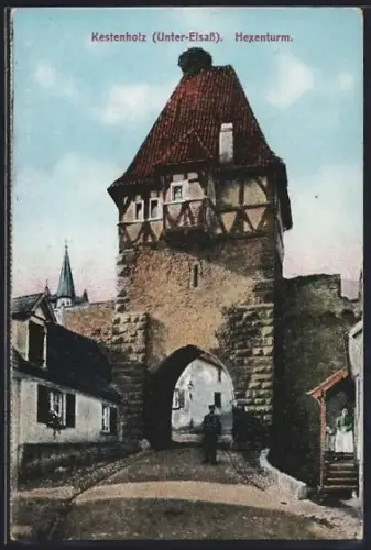 AK Kestenholz, Partie am Hexenturm