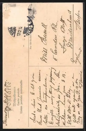 Künstler-AK F. Hoch: Strassburg, An der Ill