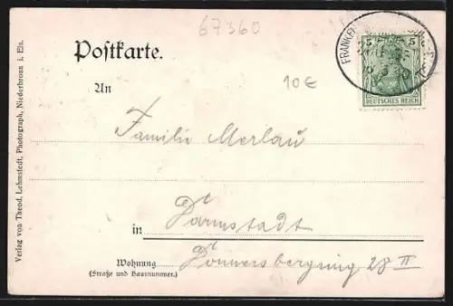 Künstler-AK Woerth a. S.-Froeschweiler, Macmahon-Baum und Deutsches Siegesdenkmal