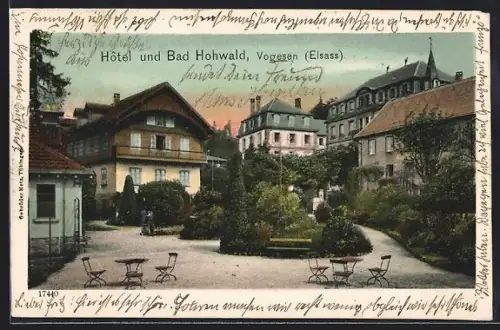 AK Bad Hohwald, Hotel und Bad Hohwald