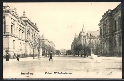 AK Strassburg, Kaiser Wilhelmstrasse