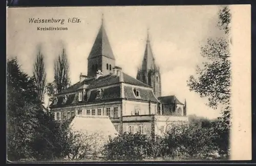 AK Weissenburg, Blick auf die Kreisdirektion