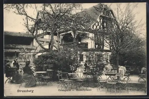 AK Strassburg, Orangerie und Bauernhaus