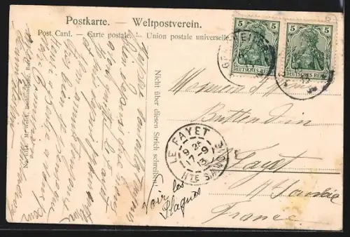 AK Barr, Kaiserliches Amtsgericht am Rathausplatz