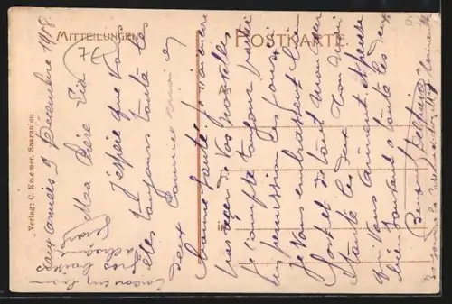 AK Saarunion i. Els., Teilansicht mit Neustadt