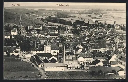 AK Mutzig, Totalansicht mit Kirche
