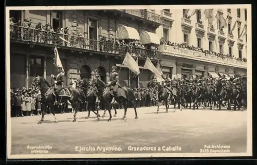 AK Buenos Aires, Ejercito Argentino, Granaderos a Caballo