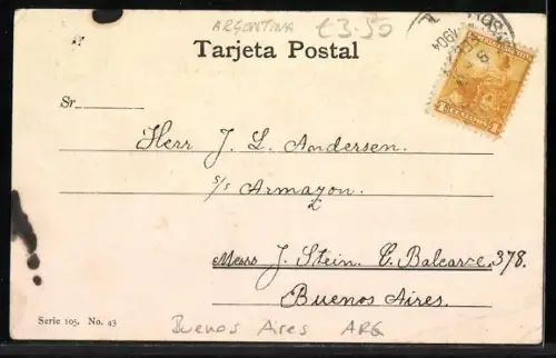 AK Buenos-Aires, Interior del Cementerio de la Chacarita