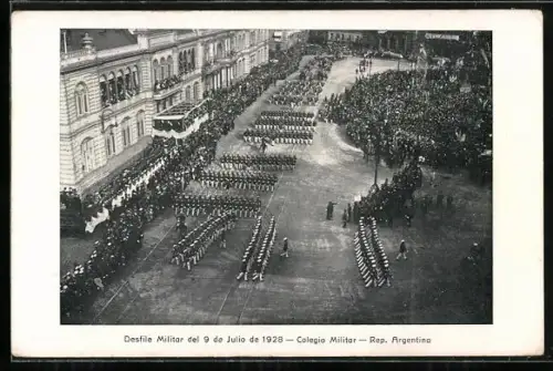AK Buenos Aires, Desfile Militar de 1928, Colegio Militar