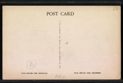 AK Aruba /N. W. I.., Aruban Style House