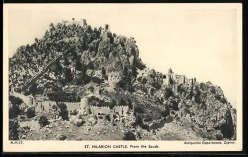 AK St. Hilarion, Castle, From the South