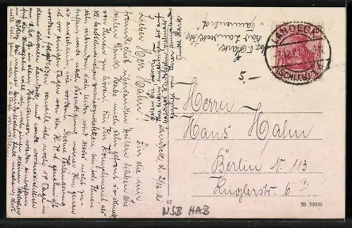 AK Bad Landeck, Kaufmännisches Erholungsheim Hindenburg