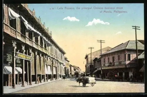 AK Manila, Calle Rosario, the principal Chinese business street