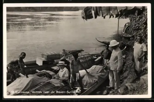 AK Suriname, Vertrek naar de Boven