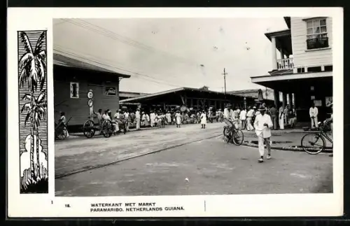 AK Paramaribo, Waterkant met Markt