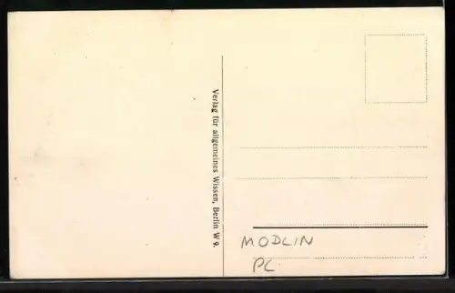 AK Modlin, Kaiserl. Deutsche Kommandantur, ehem. russ. Offizierkasino