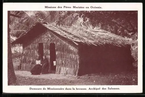 AK Salomon, Demeure de Missionnaire dans la brousse