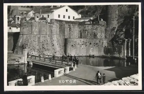 AK Kotor, Panorama mit Burg