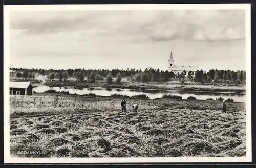 AK Sodankylä, Panorama mit Kirche