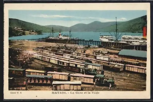 AK Matadi, La Gare et la Rade